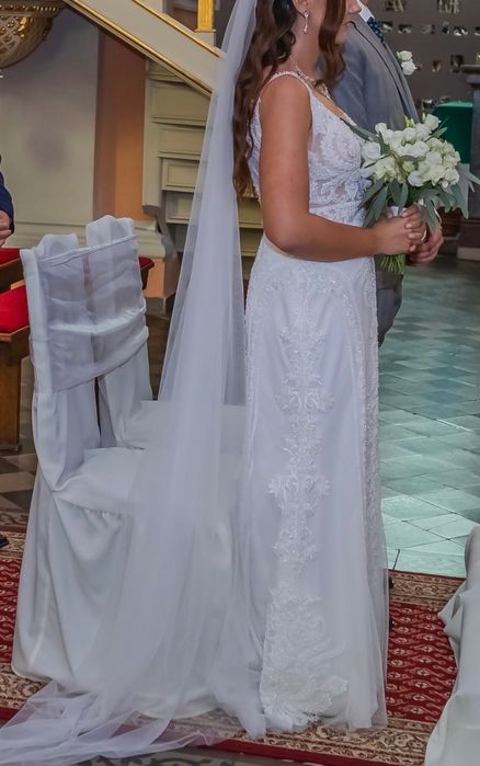 Suknia ślubna syrenka