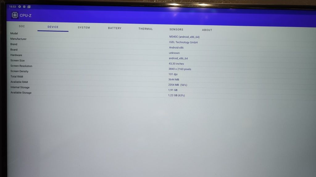 mini PC IGEL model M340 Android