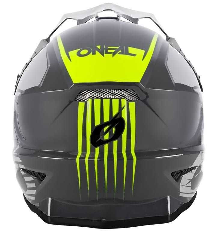 Kask O`Neal 1 SRS STREAM gray/neon yellow off-road mx atv cross