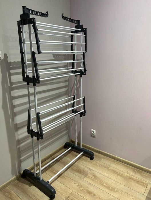 SUSZARKA stojąca na pranie bieliznę ubrania XXL składana NOWA solidna