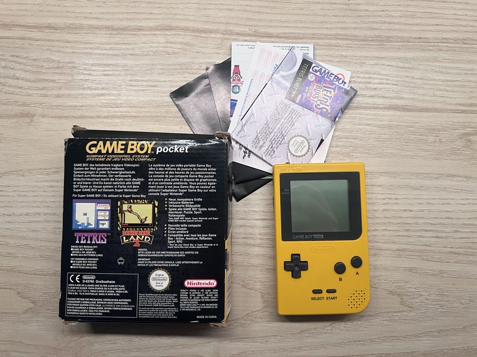 Game Boy Pocket + 23 in 1. Caly zestaw, unikat!
