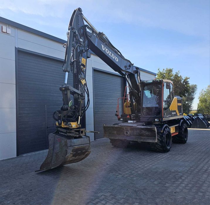 VOLVO EW160E 2017r ROTOTILT ENGCON Szczypce Joystik SVAB Oryginał GPS