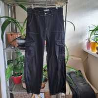 Прямі чорні джинси карго