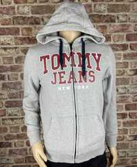 Bluza tommy hilfiger z kapturem na zamek M