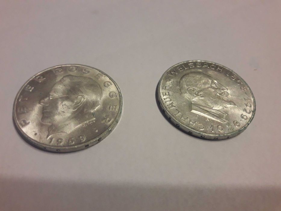 Monety srebrne 2 x 25 szylingów, Austria