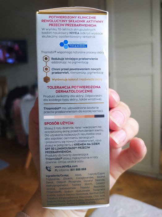 Nivea Luminous 630 serum przebarwienia