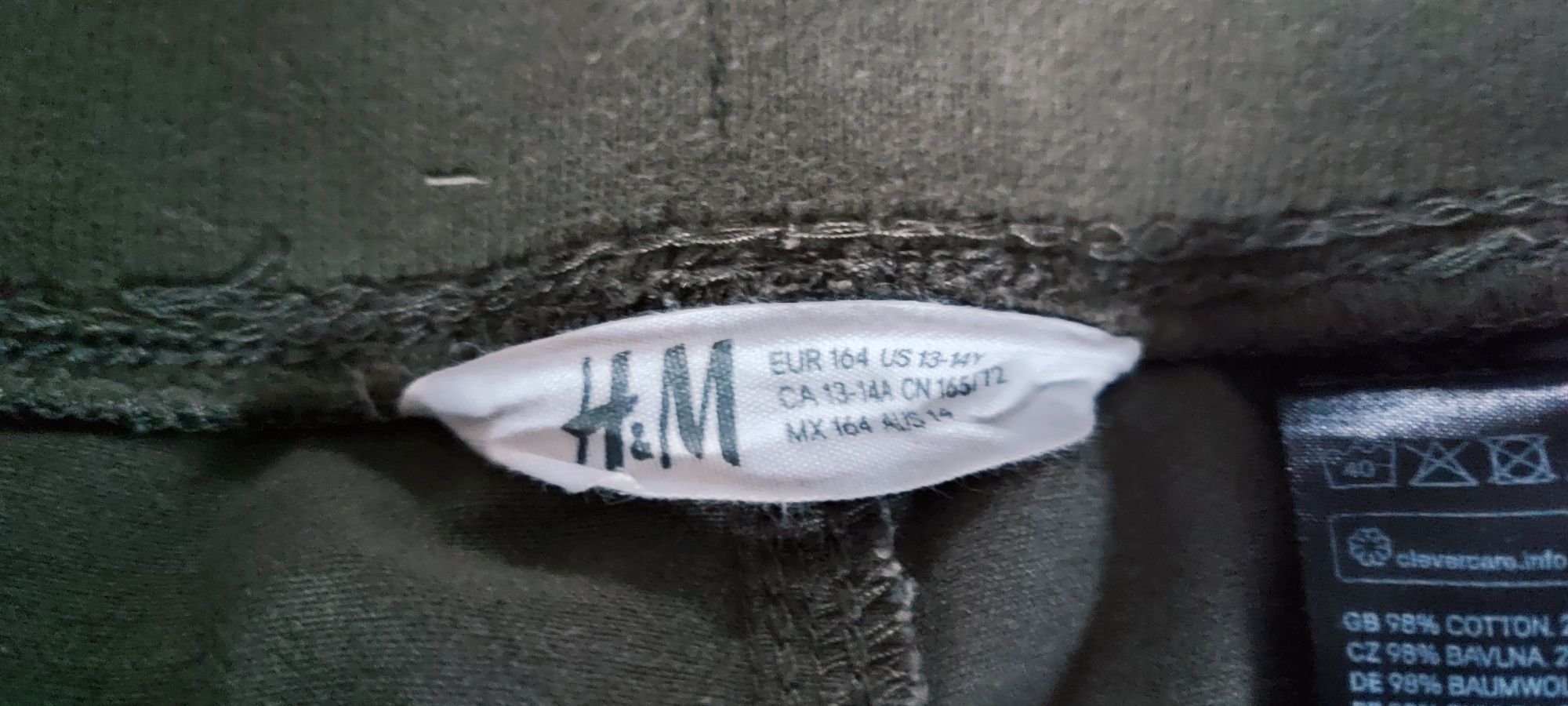 Spodnie chłopięce cargo H&M r. 164