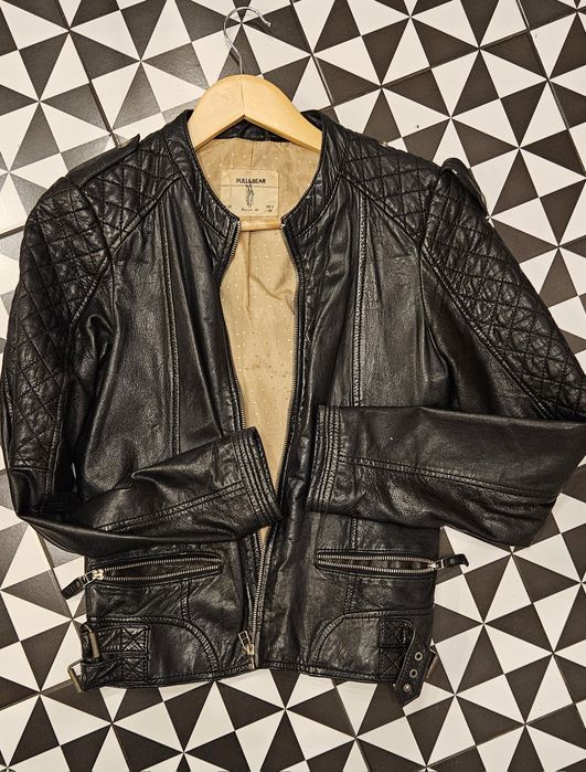 Skórzana kurtka r.36