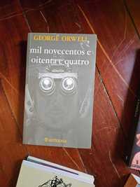 Livro Mil Novecentos e Oitenta e Quatro do George Orwell
