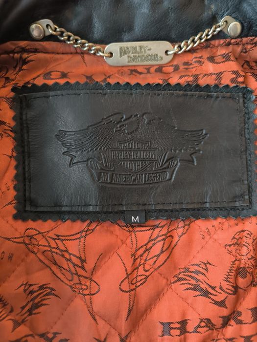 Casaco em pele Harley Davidson