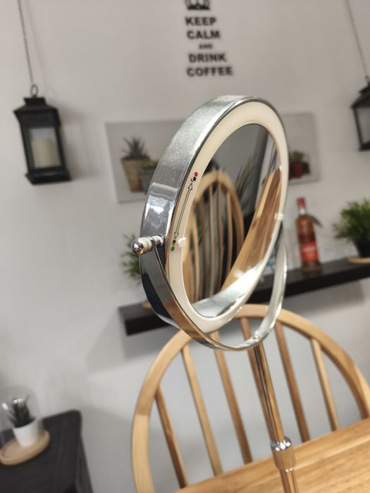 Candeeiro maquiagem para mesa com iluminação