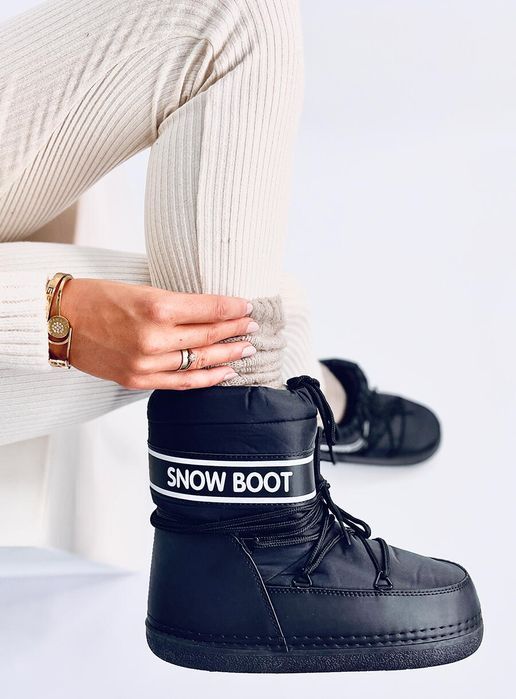 Snow Boots Krótkie Sims Black