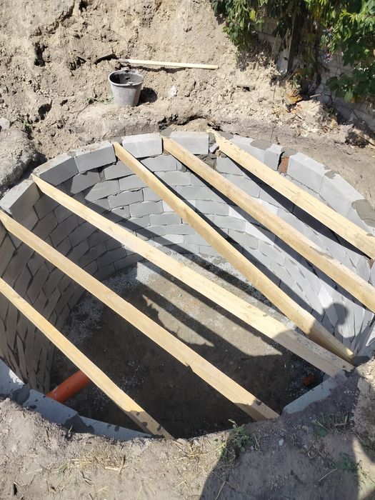 Сливная яма, септик, дренаж, копка, траншея