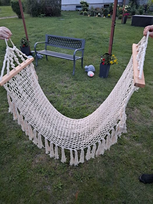 Hamak boho nowy wygodny