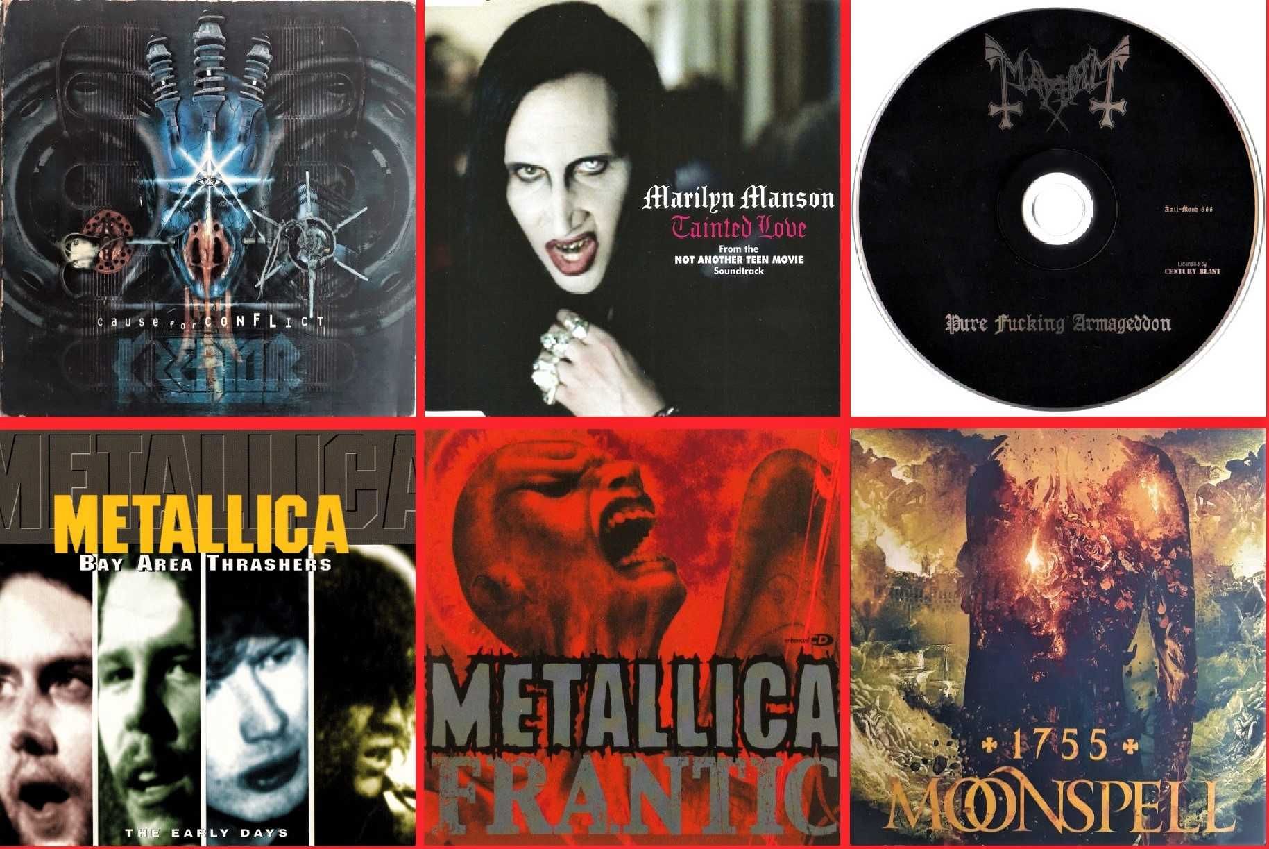 42 CDs - Metal - Raros - Muito Bom Estado