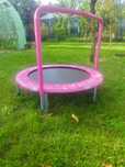 Składana trampolina z poręczą COSTWAY
