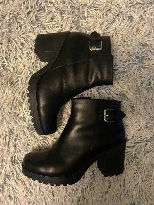 Шкіряні ботильйони Vagabond чорні