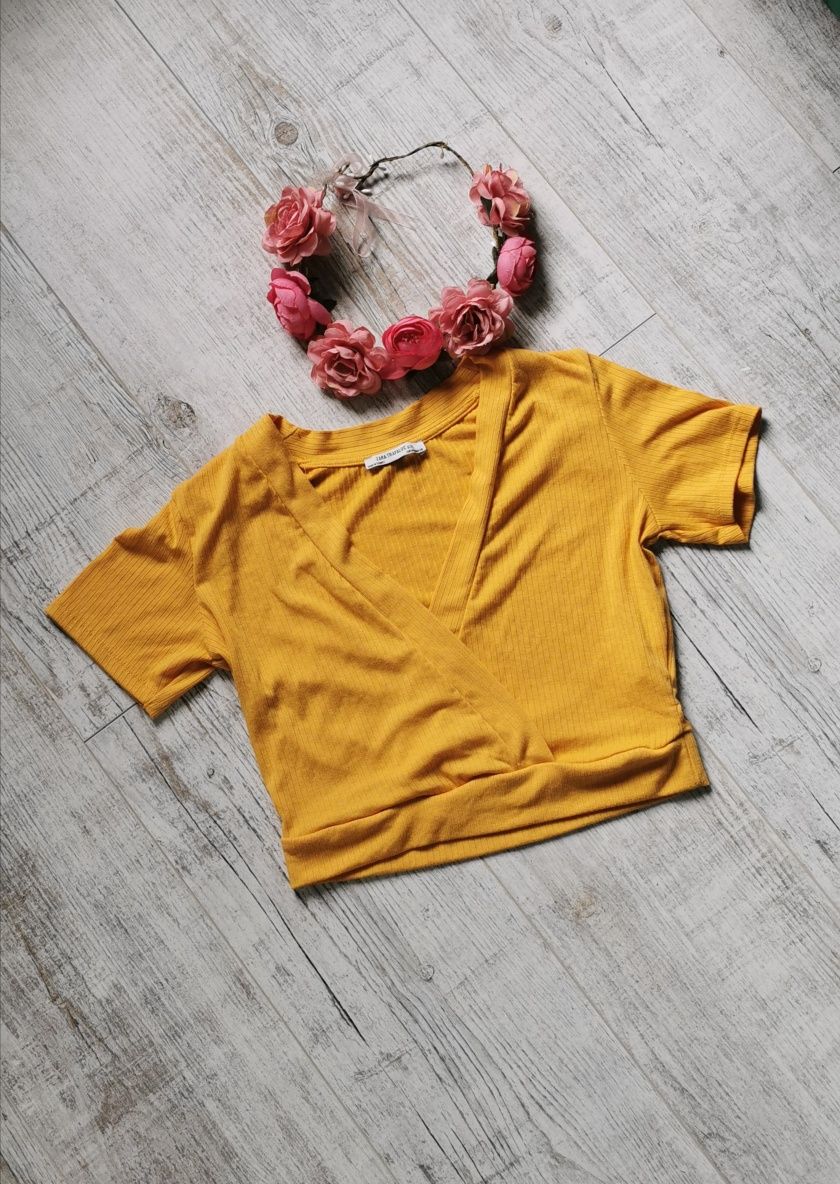 Zara crop top rozmiar S