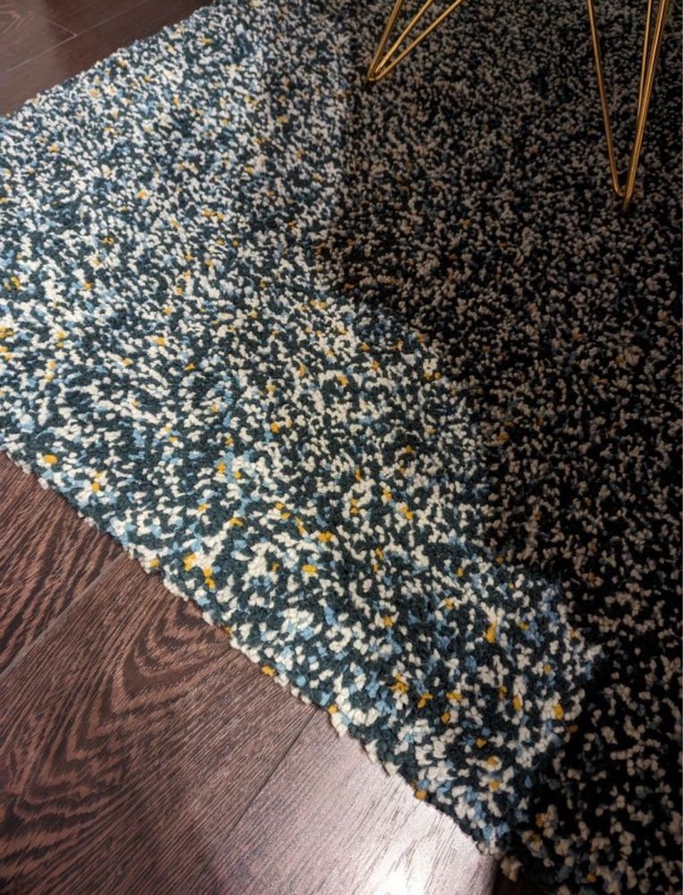 Tapete Vindum Verde Amarelo Branco