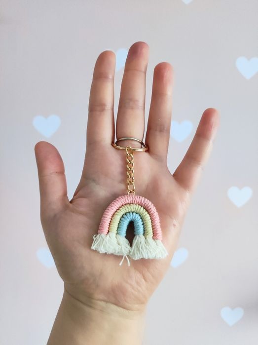 Brelok breloczek nowy zawieszka tęcza