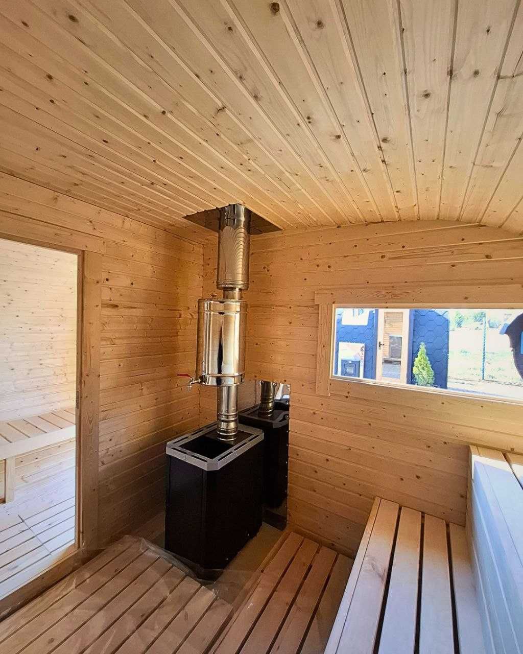 Sauna ogrodowa 4,0m OD RĘKI Ogrodowa 4 m Ellipse Owalna SPA Ogrodowe