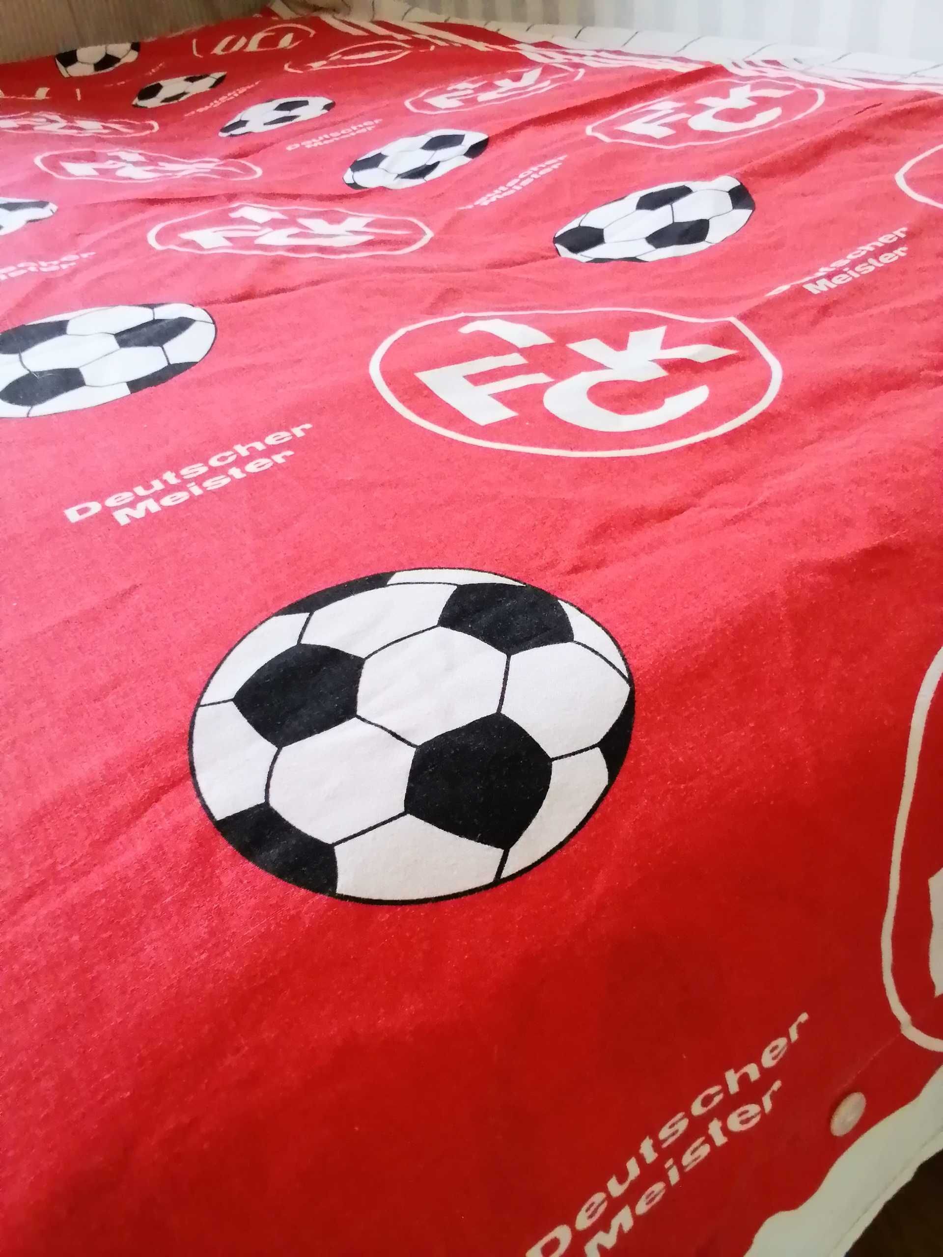 Narzuta na łóżko 150x200 piłka nożna football piłkarska