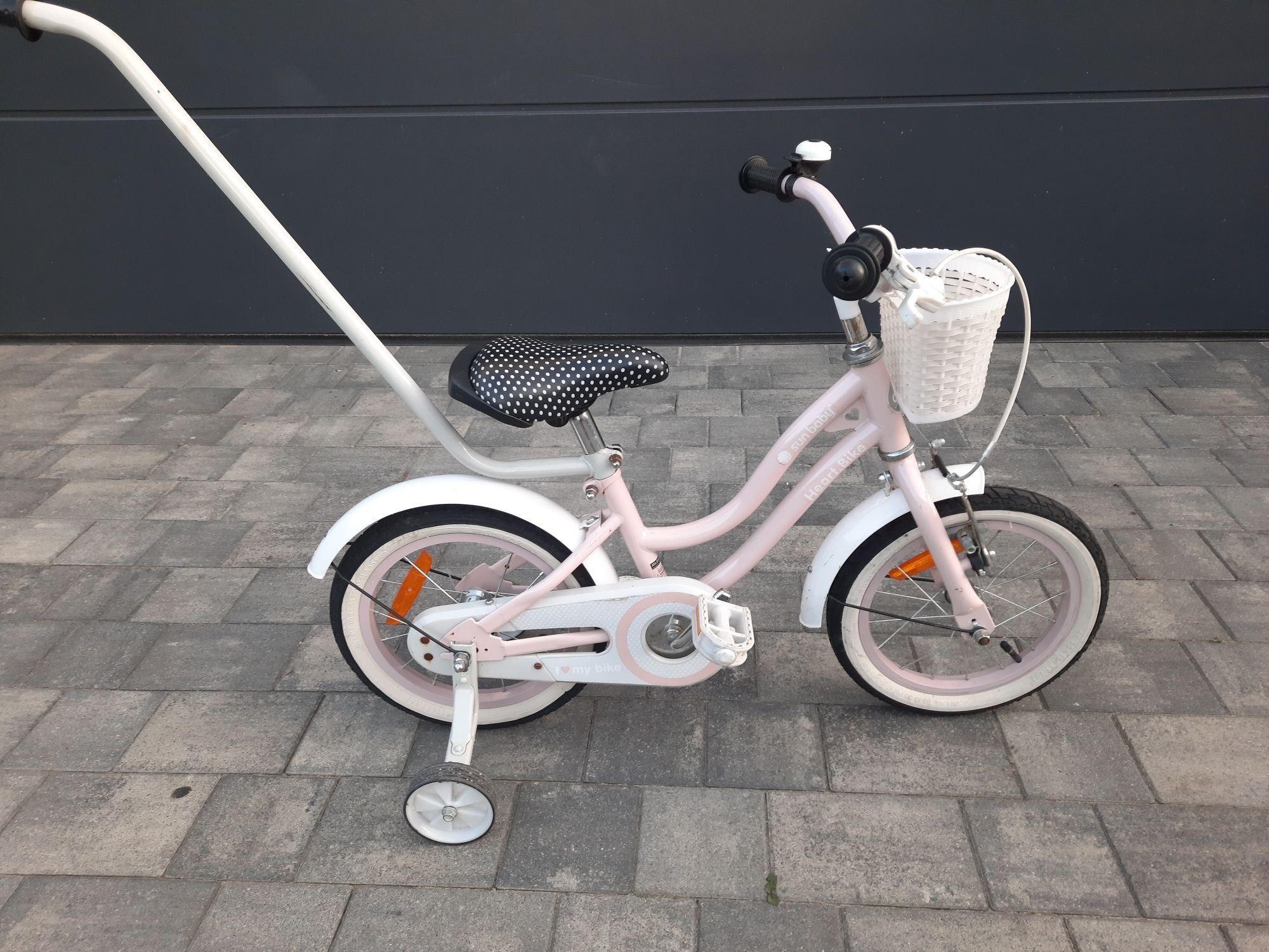 Rowerek  dziecięcy dla dziewczynki sun boby Heart Bike  14"