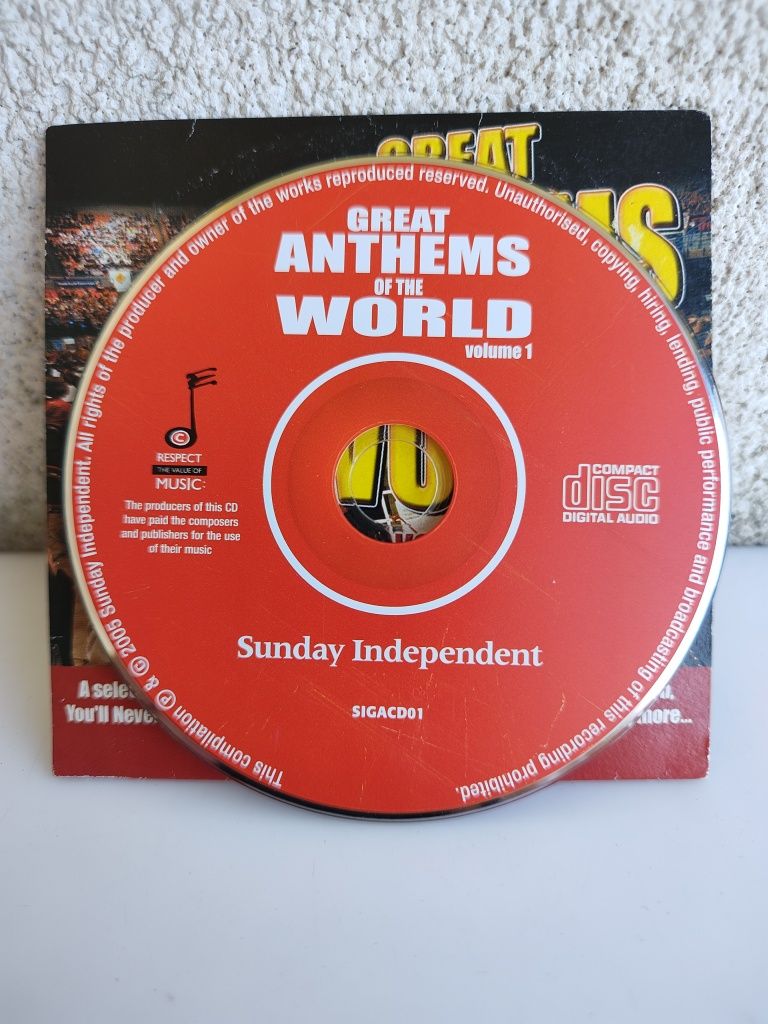 Płyta CD Great Anthems Of The World