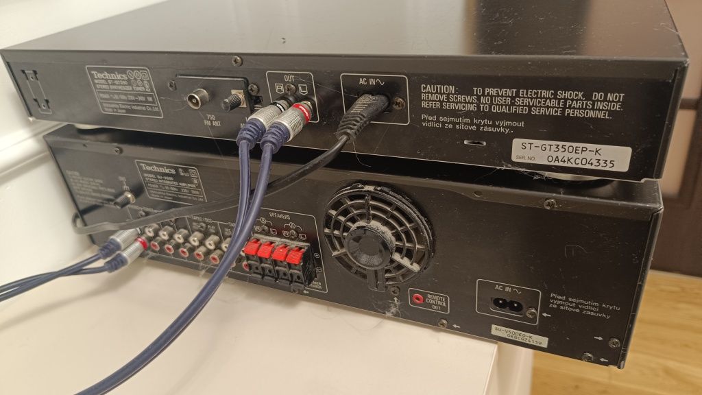 Wzmacniacz + tuner Technics SU-V500 ST-GT350