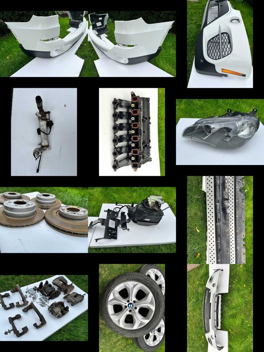 Lampa, zderzak, reling, felgi BMW X5 E70 35d LCI oryginał