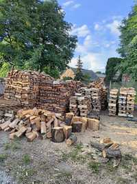 Drewno opałowe różne gatunki połupane / sezonowane