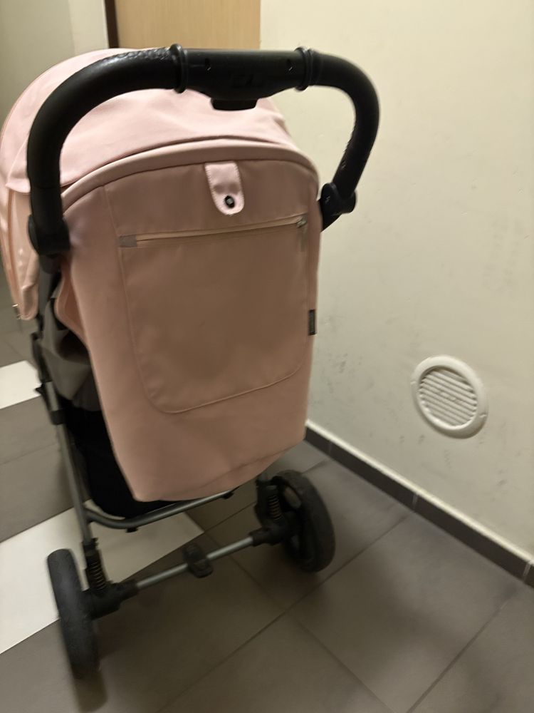 Wózek Baby Design Wave pink