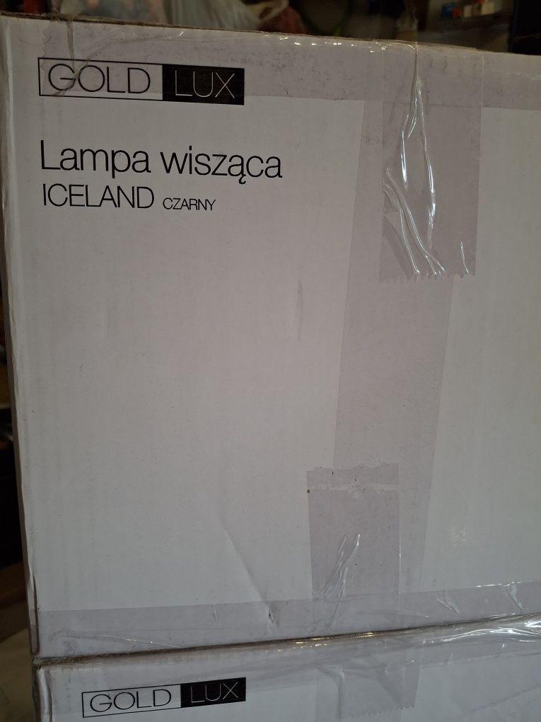 Lampa Wiszącz Iceland Czarny