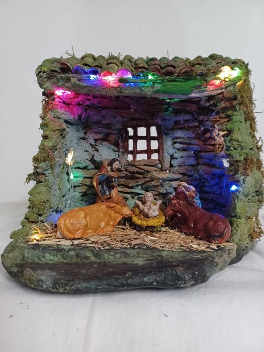 Presépio natal artesanal