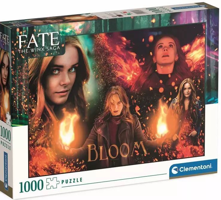 Puzzle 1000 elementów. Netflix. Fate. Saga Winx. Bloom. Clementoni