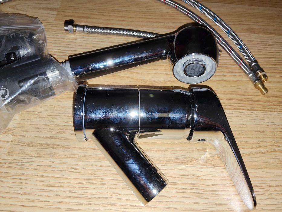 Torneira com mangueira extraivel