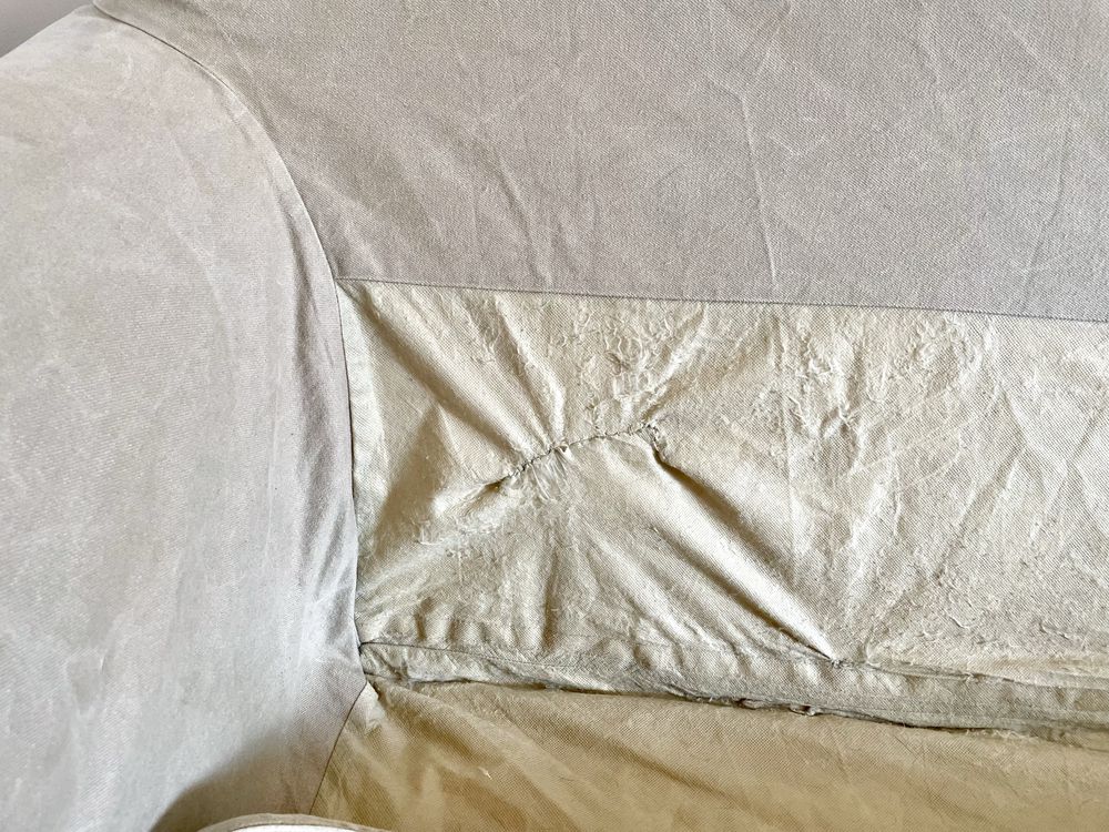 Sofá 2 lugares Bege Ikea