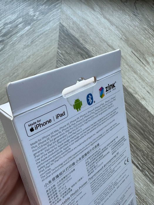 Xiaomi Mi Portable Photo Printer - drukarka do zdjęć przenośna biała