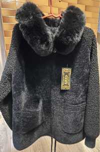 Демісезонна куртка-кардиган альпака