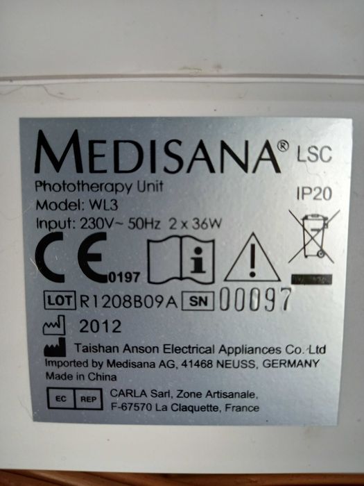 Lampa do światłoterapii