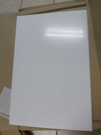 Fronty kuchenne Białe pół owal mat 610 x 900 - 3 szt.