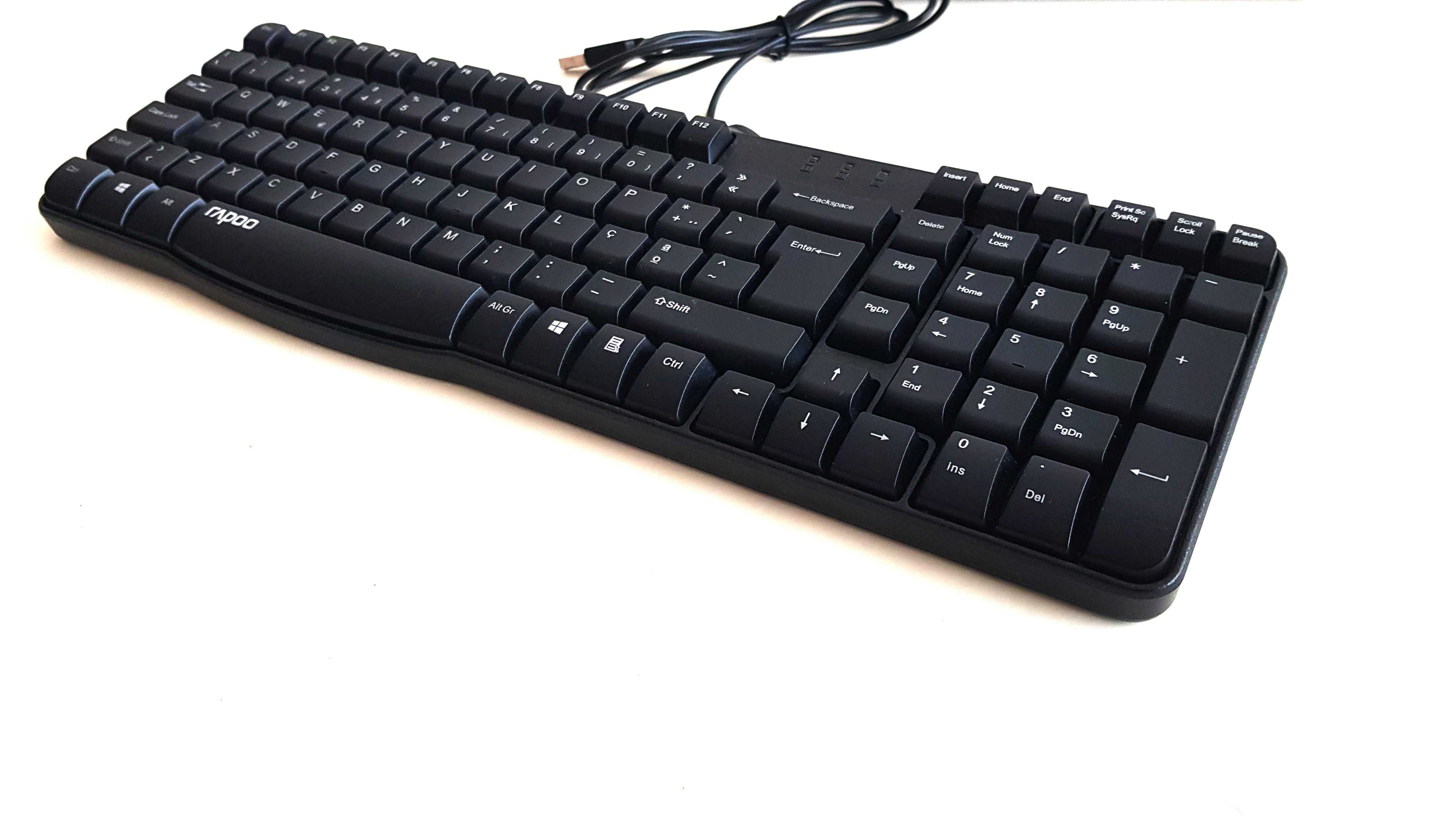 Teclado Rapoo N2400/ USB - Layout Português -Teclado Numérico