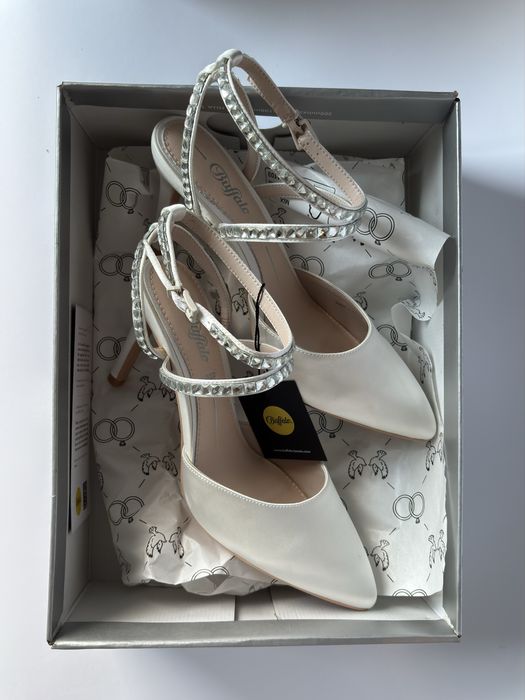 Nowe damskie szpilki ślubne Buffalo