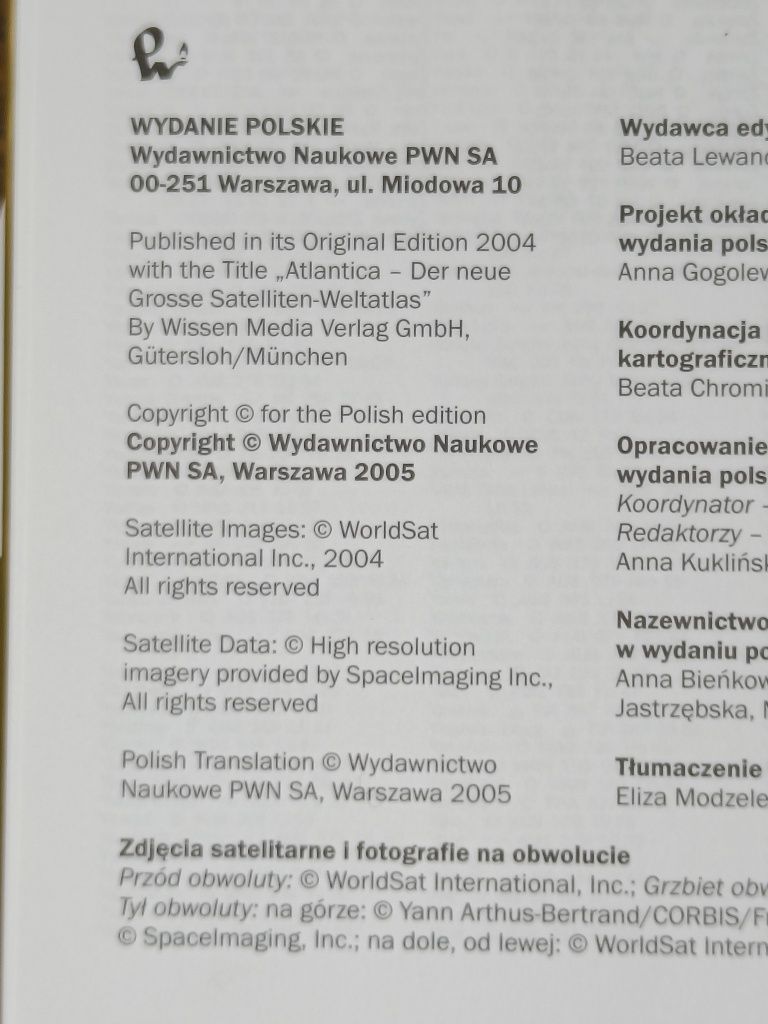 Wielki Atlas Świata Satelitarny