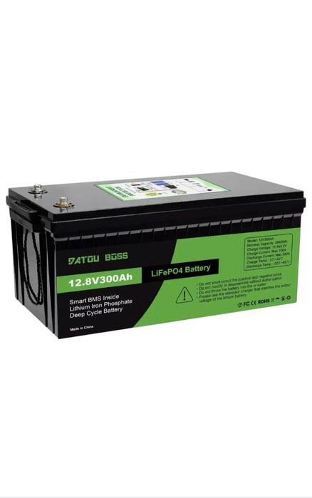LiFePO4 акумулятор 12.8V 300Ah літій-залізо-фосфатний