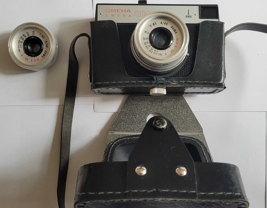 Aparat Smiena 8M z epoki PRL, produkcja ZSRR