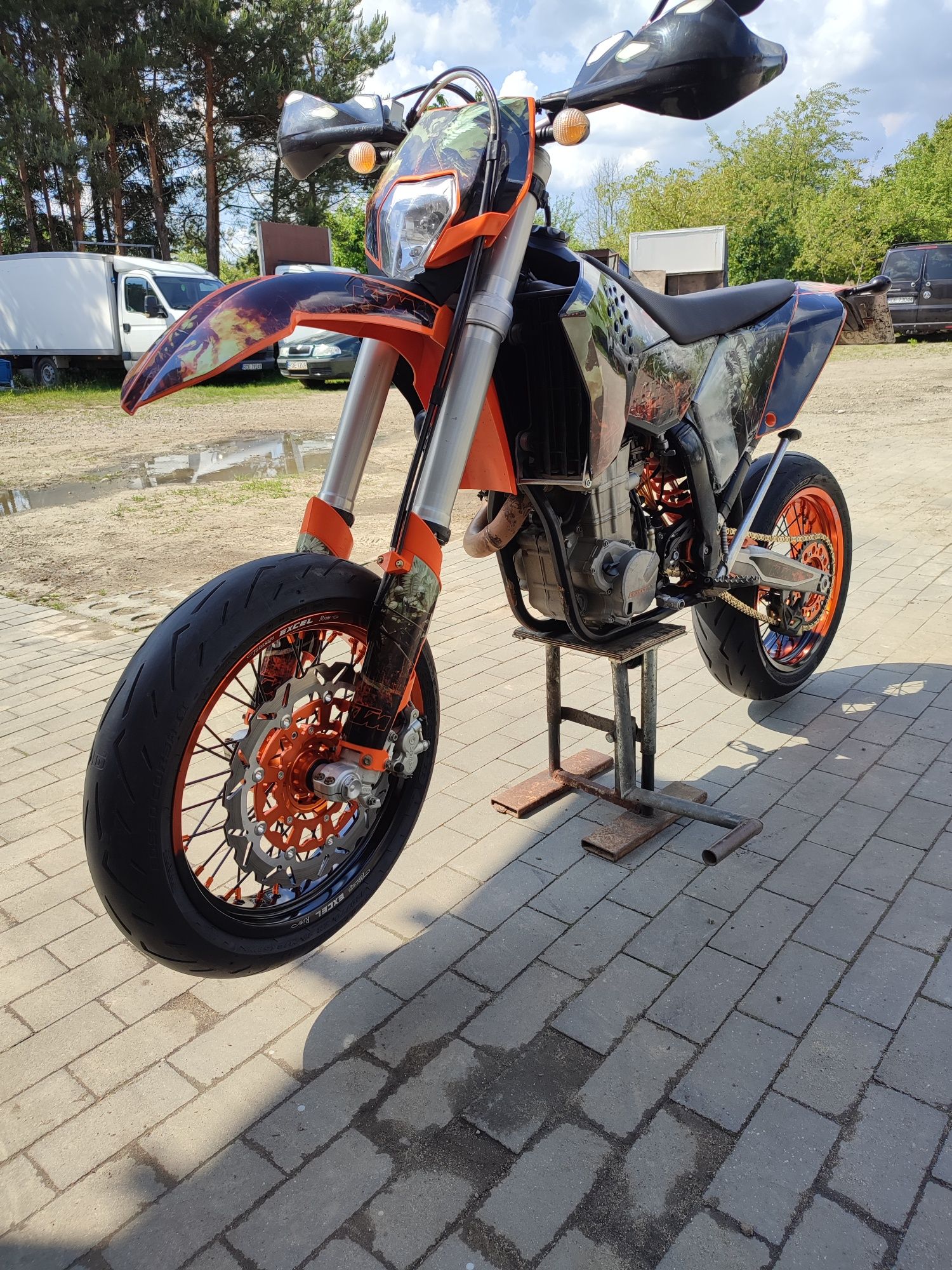 KTM EXC 530-R SM supermoto zarejestrowane na a2