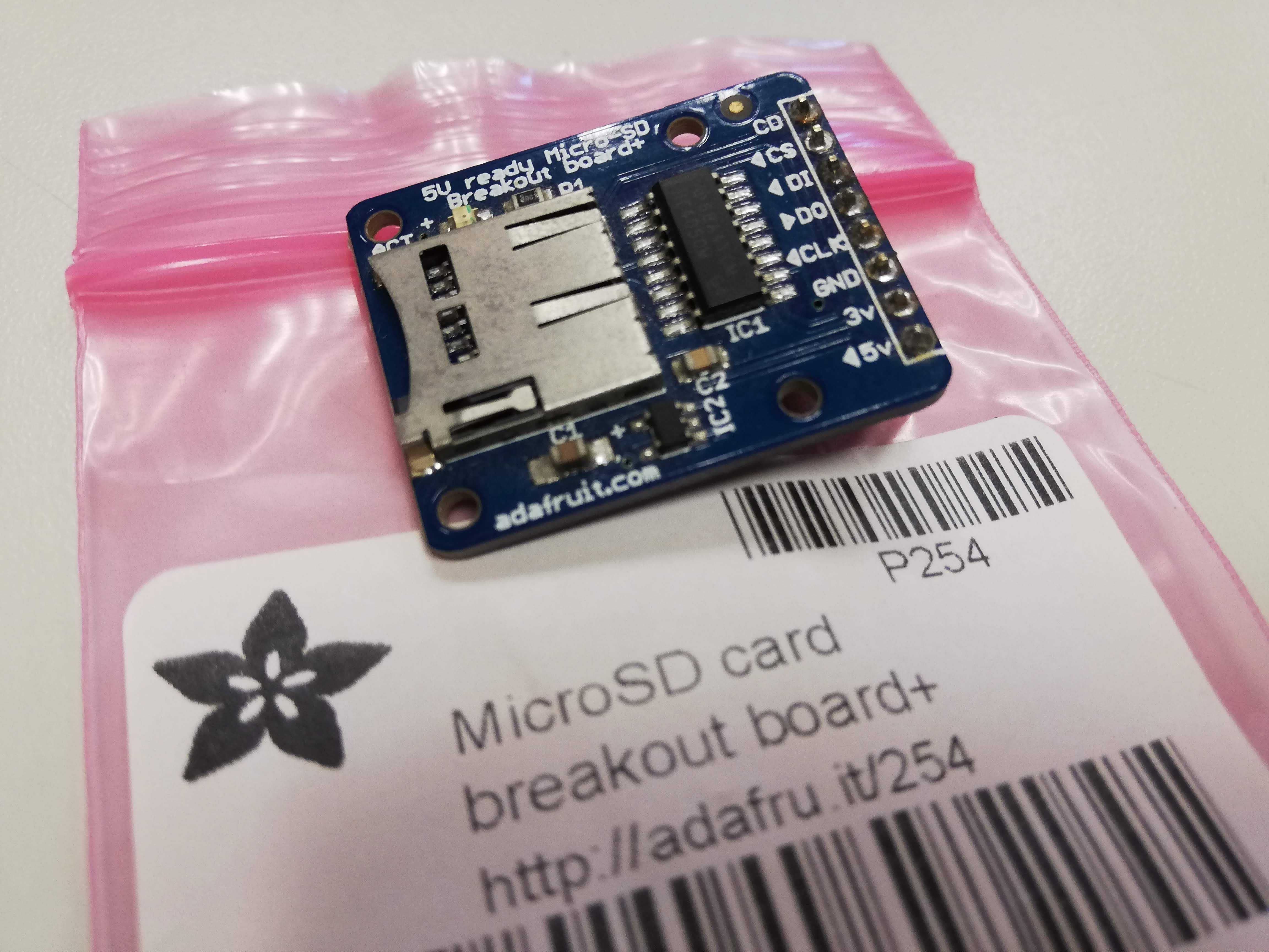 Módulo cartão microSD para Arduino