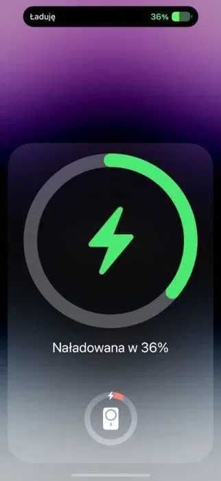 Indukcyjna Ładowarka Powerbank Z MagSafe  do Apple iPhone, nowy usb-c
