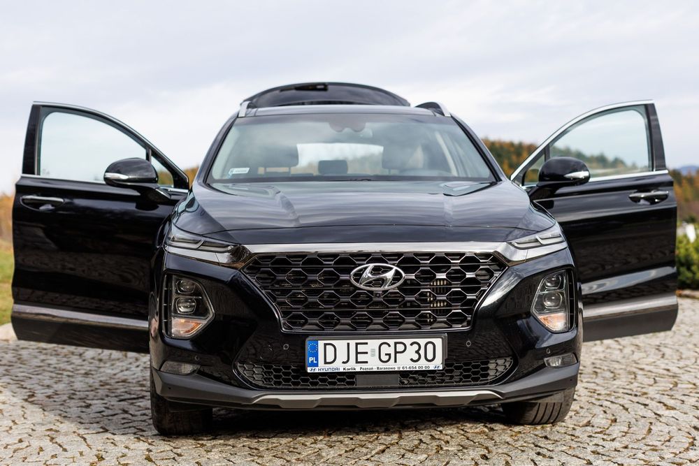 Hyundai Santa Fe Hyundai Santa Fe  Platinium 2018 - salon, bezwypadkowy, detailing, hak